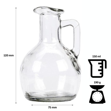 БУТЫЛКА GALLAWAY 150 МЛ ДЛЯ ГРАФИНА ОЛИВКОВОГО МАСЛА БУТЫЛКА-ГРАФИН