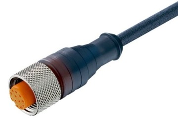 RKT 12-346/10 m przewód ze złączem prostym M12 12-pin PUR, 10m