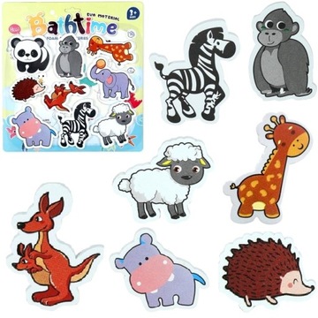 Zwierzątka figurki do wody kąpieli wanny z pianki