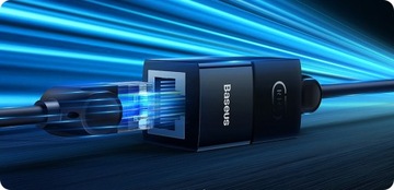 РАЗЪЕМ КАБЕЛЯ BASEUS УДЛИНИТЕЛЬНЫЙ КАБЕЛЬ РАЗЪЕМ LAN RJ45 АДАПТЕР ETHERNET