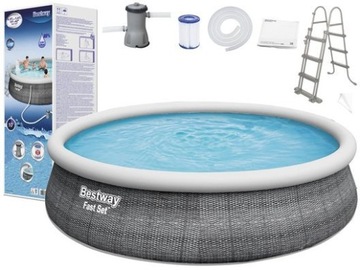 Basen ogrodowy rozporowy 457x107 cm Bestway 57372