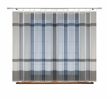 Firanka biała żakardowa metraż 34228 wys.160cm