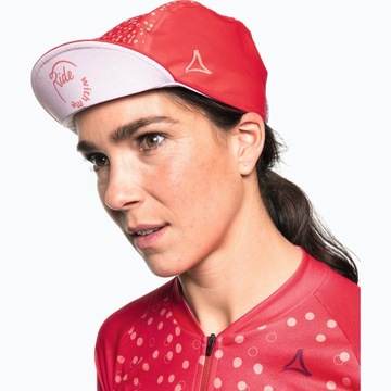 Czapka rowerowa Schöffel Cornei Czerwony