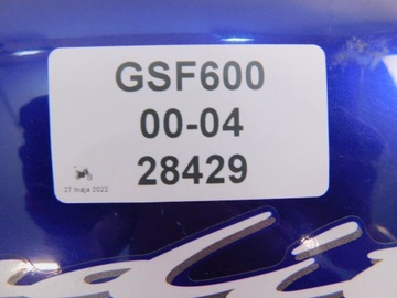 SUZUKI BANDIT GSF 600 00-04 СТОРОНА ЛЕВАЯ