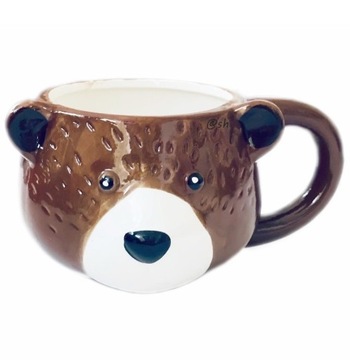KUBEK CERAMICZNY ZWIERZĄTKA NIEDŹWIADEK 250ml MIŚ