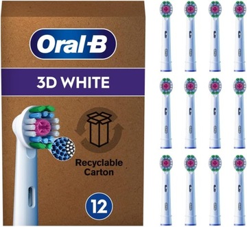 Oral-B Pro 3D końcówki to szczoteczki 12 sztuk