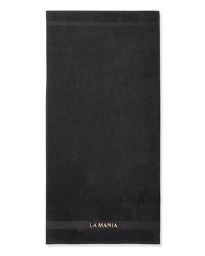 LA MANIA RĘCZNIK PREMIUM CZARNY BLACK 50x 90 BAWEŁNIANY BAWEŁNA EGIPSKA100%
