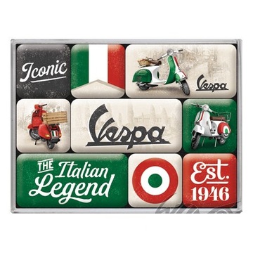 MAGNES VESPA ITALIAN LEGEND 9 szt. 83125