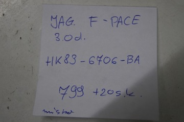 JAGUAR F-PACE 3.0 D X761 VANA OLEJE OLEJ HK83-6706-BA