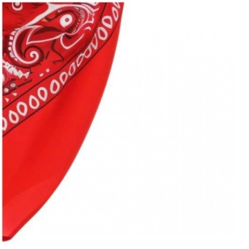 Шарф БАНДАМ красный ДЕКОРАТИВНАЯ пиратская КОВБОЙ бандана