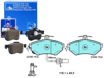 KLOCKI HAMULCOWE CERAMICZNE AUDI A4 SEAT EXEO EXEO