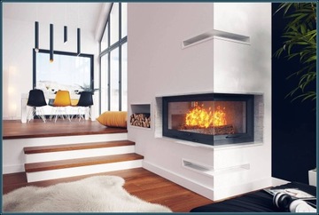 Решетка угловая люфт черная Ventlab 500х700/100 мм 3 шт.