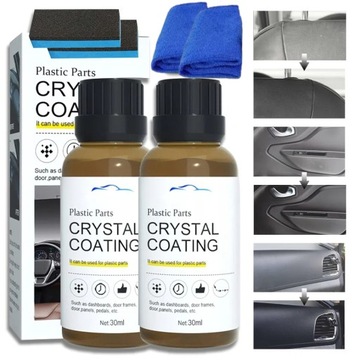 Fixett Plastic Parts Crystal Coating for Car Plastic Plating Refurbishing*2