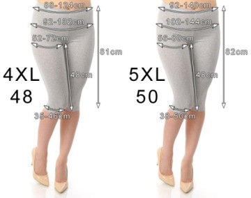 ХЛОПКОВЫЕ ЛЕГГИНСЫ ЛЕГГИНСЫ 3/4 КРАСНЫЙ XXL