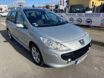 Peugeot 307 II Kombi 2.0 HDi 16V FAP 136KM 2006 Peugeot 307 307 SW Klimatyzacja Parktronic Panorama Dach El.Szyby El.Luste, zdjęcie 3