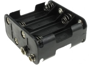 Koszyk na baterie 1,5V 8 x AA (R6) ze złączem