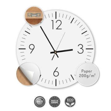 КРУГЛЫЕ НАСТЕННЫЕ ЧАСЫ PhotoPicture 80см Фиолетовый мрамор