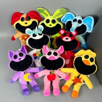 Новые улыбающиеся твари плюшевые игрушки классики CatNap BearHug Plushie Doll