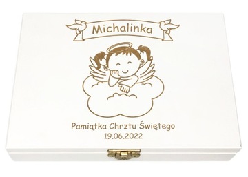 ПОДАРОК ​​НА СВЯТОЕ КРЕЩЕНИЕ - СТОЛОВЫЕ ПРИБОРЫ В ДЕРЕВЯННОЙ КОРОБКЕ С ВКУСНЕЙШЕЙ ГРАВИРОВКОЙ