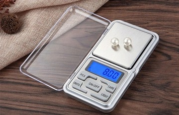 WAGA JUBILERSKA ELEKTRONICZNA LCD PRECYZYJNA 200g/0,01g + BATERIE SUPER