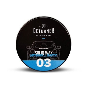 DETURNER Твердый воск 50 г + аппликатор CARNAUBA и QUARTZ