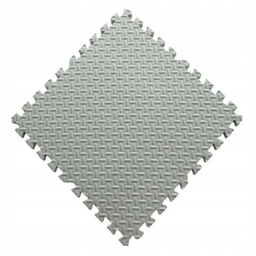 ПЕННЫЙ ПАЗЛ EVA MAT 4 ШТ. БЕЛЫЙ СЕРЫЙ EM1002BS