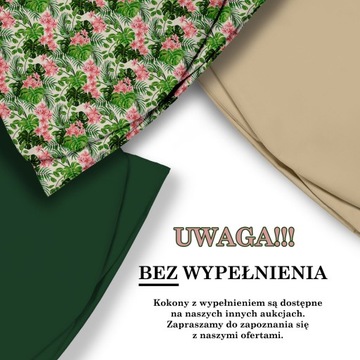 Poszewka Poszewki na Fotel Wiszący Kokon Ogrodowy Zestaw