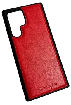 Etui Plecki hybrydowe HoneyView + folia do Galaxy S22 Ultra czerwone
