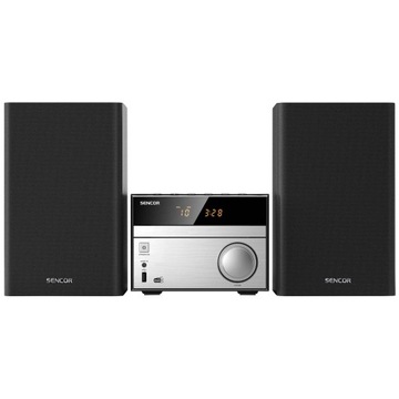 Wieża stereo Bluetooth USB D/CD-R/CD-RW AUX 2x15W LCD Sencor SMC 4600DBR