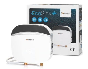 Przepływowy podgrzewacz wody elektryczny wyświetlacz EcoSink 7,0 kW 230V