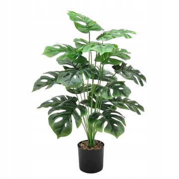 MONSTERA SZTUCZNA W DONICZCE 65CM SZTUCZNE KWIATY FEJKA DO DOMU