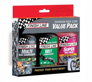 Zestaw FINISH LINE do mycia i konserwacji 3x120ml