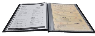 Karta Menu A4 Jadłospis Teczka Karta Dań