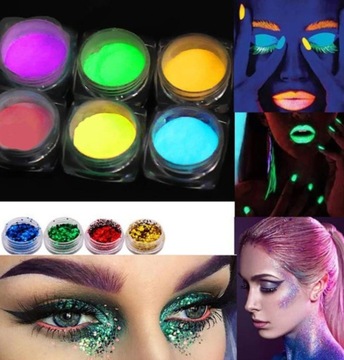 Татуировки с блестками XXL НАБОР СВЕТЯЩИЕСЯ 186шт.