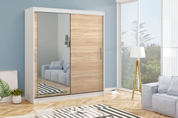 IDA ШКАФ 140 x 205 ЗЕРКАЛО C - ДУБ СОНОМА