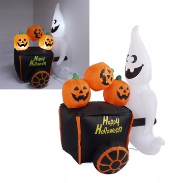 SAMONADMUCHIWANA DEKORACJA HALLOWEEN DUCH WÓZEK