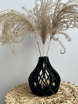 Уникальная ваза Vukan Бутылка для сушеных цветов и иконы Lego 3D цветы черные