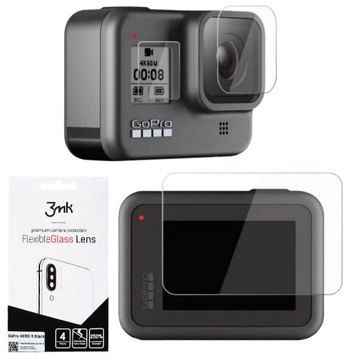 Szkło hybrydowe do GoPro HERO 8 Black, 3mk FlexibleGlass - odporne na rysy