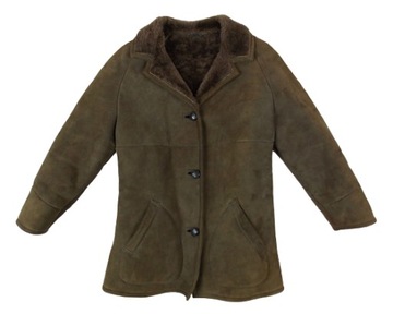 JEFFREY BROWN LEATHER damski naturalny kożuch 46