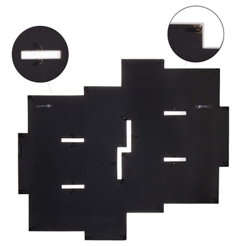 НАБОР МУЛЬТИРАМА ИЗ 12 ФОТОРАМОК БЕЛАЯ РАМКА МУЛЬТИ ФОТОГАЛЕРЕЯ КОЛЛАЖ