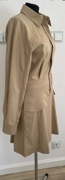 Max Mara Sportmax sukienka z wełną w kolorze camel it42 pl38 NOWA !