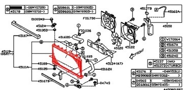 SUBARU LEGACY OUTBACK 03- CHLADIČ VODY 2.0 2.5