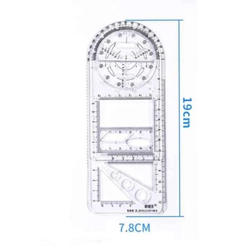 jako styl pic Wielofunkcyjna linijka geometryczna