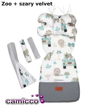 Двусторонняя коляска INSERT VELVET коляска вкладыши для коляски КОМПЛЕКТ подушек