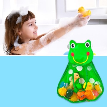 СУМКА-ОРГАНИЗАТОР ДЛЯ ИГРУШЕК СУМКА-СЕТКА СУМКА ДЛЯ ВАННЫ ЛЯГУШКА