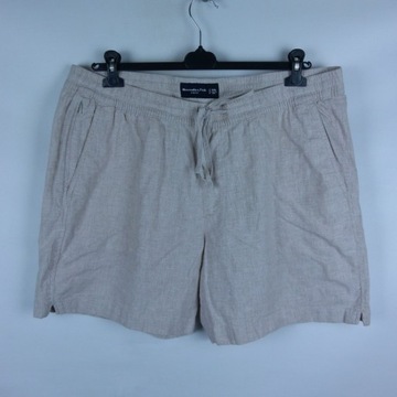 Abercrombie&Fitch męskie spodenki bawełna len / XXL