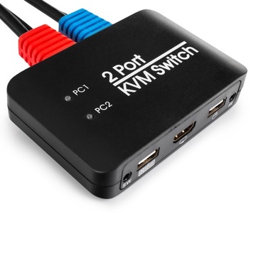 KVM-переключатель USB + HDMI 2/1 Spacetronik SPH-KVM21