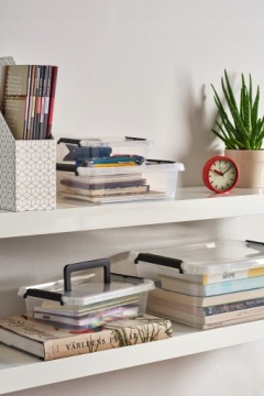 MOXOM - Коробка - Контейнер - Органайзер + Крышка - SimpleStore - 6 л