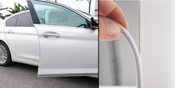 ПРОФИЛЬ КРОМКА ДВЕРИ НАКЛАДКА НА КРАЙ АВТОМОБИЛЬНОГО БАМПЕРА БЕЛАЯ КРАЙКА