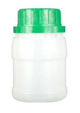 Butelka 100ml + nakrętka HDPE na wodę chemię płyny